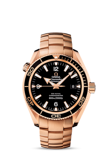 Omega Seamaster Planet Ocean 600M Co-Axial 42 Red Gold / Black / Bracelet